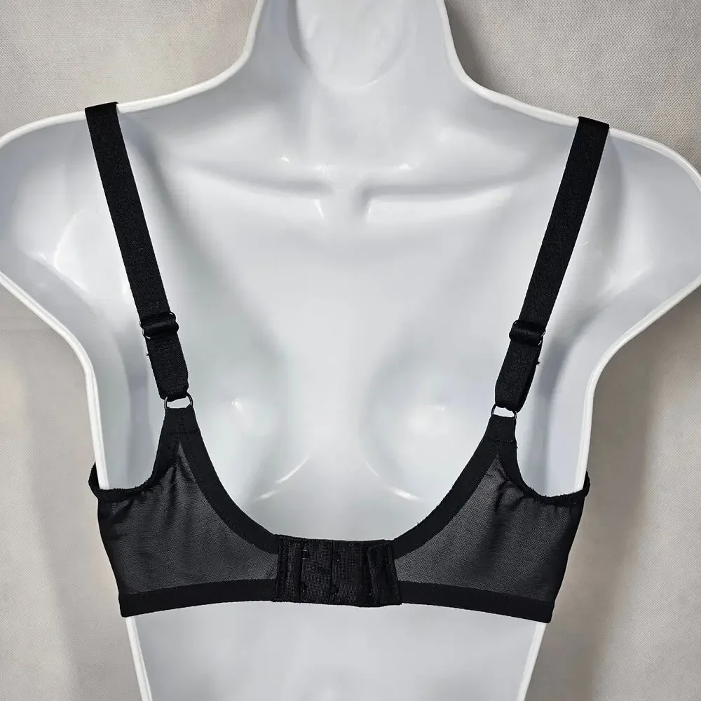 Wacoal 85579 Beguiling Full Figure Underwire in Black  Size 34DD